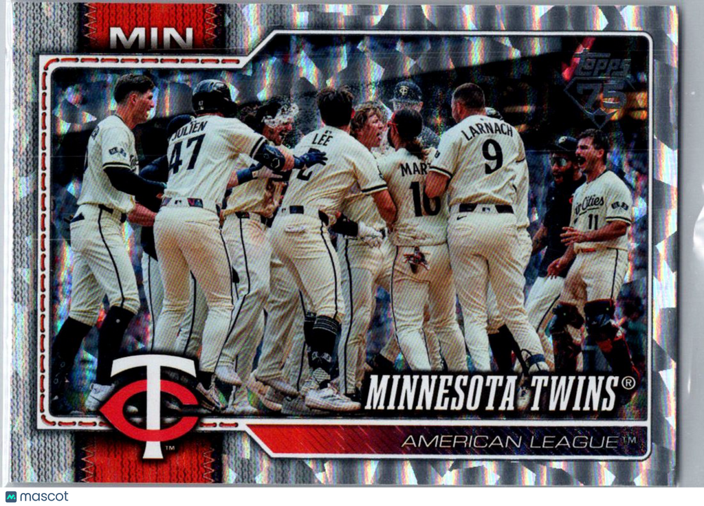 2026 Topps Series 2 Minnesota Twins #491 Silver Crackle