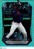 2026 Bowman Chrome Wilder Dalis #BCP-150 Aqua Mojo Refractor /125