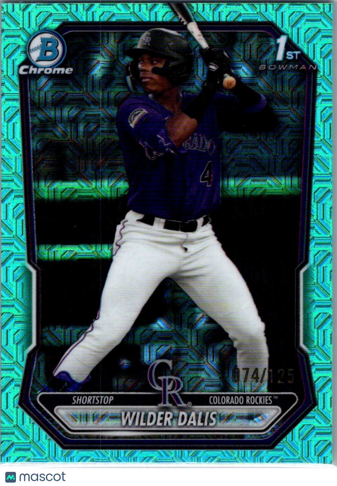 2026 Bowman Chrome Wilder Dalis #BCP-150 Aqua Mojo Refractor /125