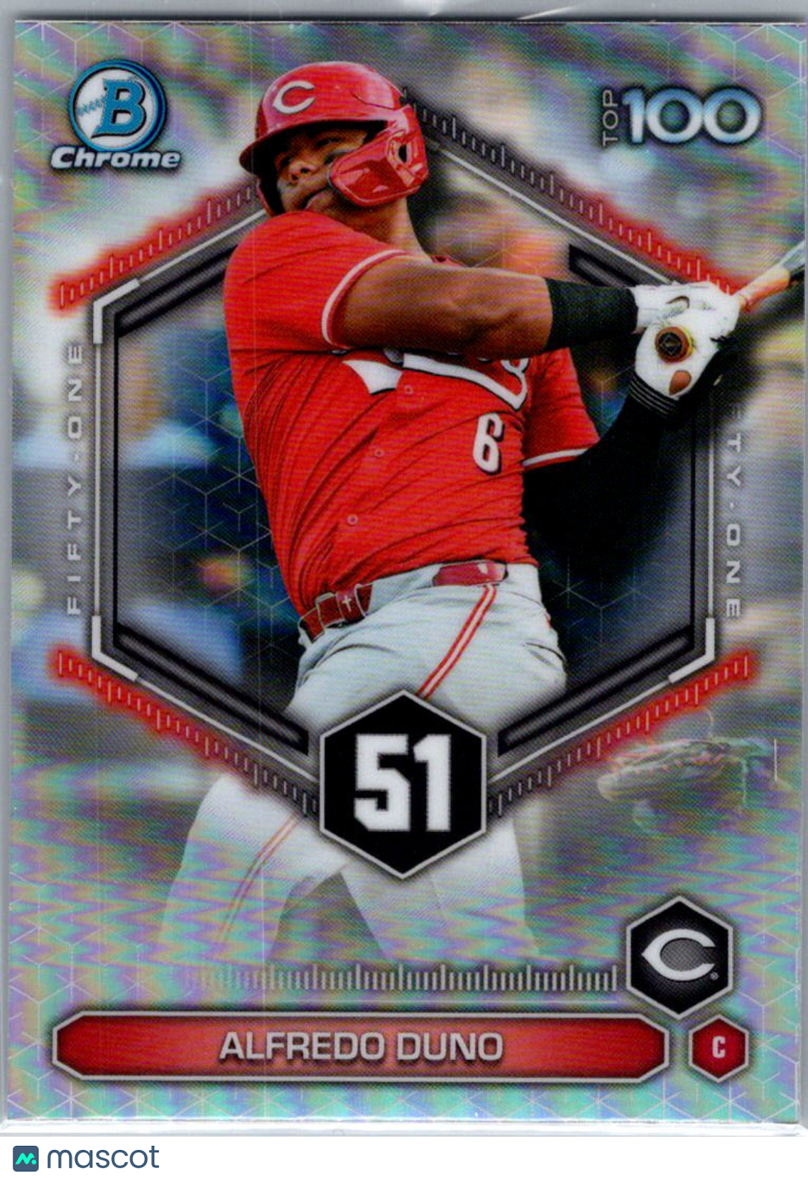 2026 Bowman Chrome Bowman Top 100 Alfredo Duno #BTP-51 Refractor