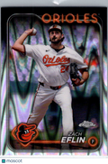 2024 Topps Chrome Update Zach Eflin #USC10 RayWave Refractor