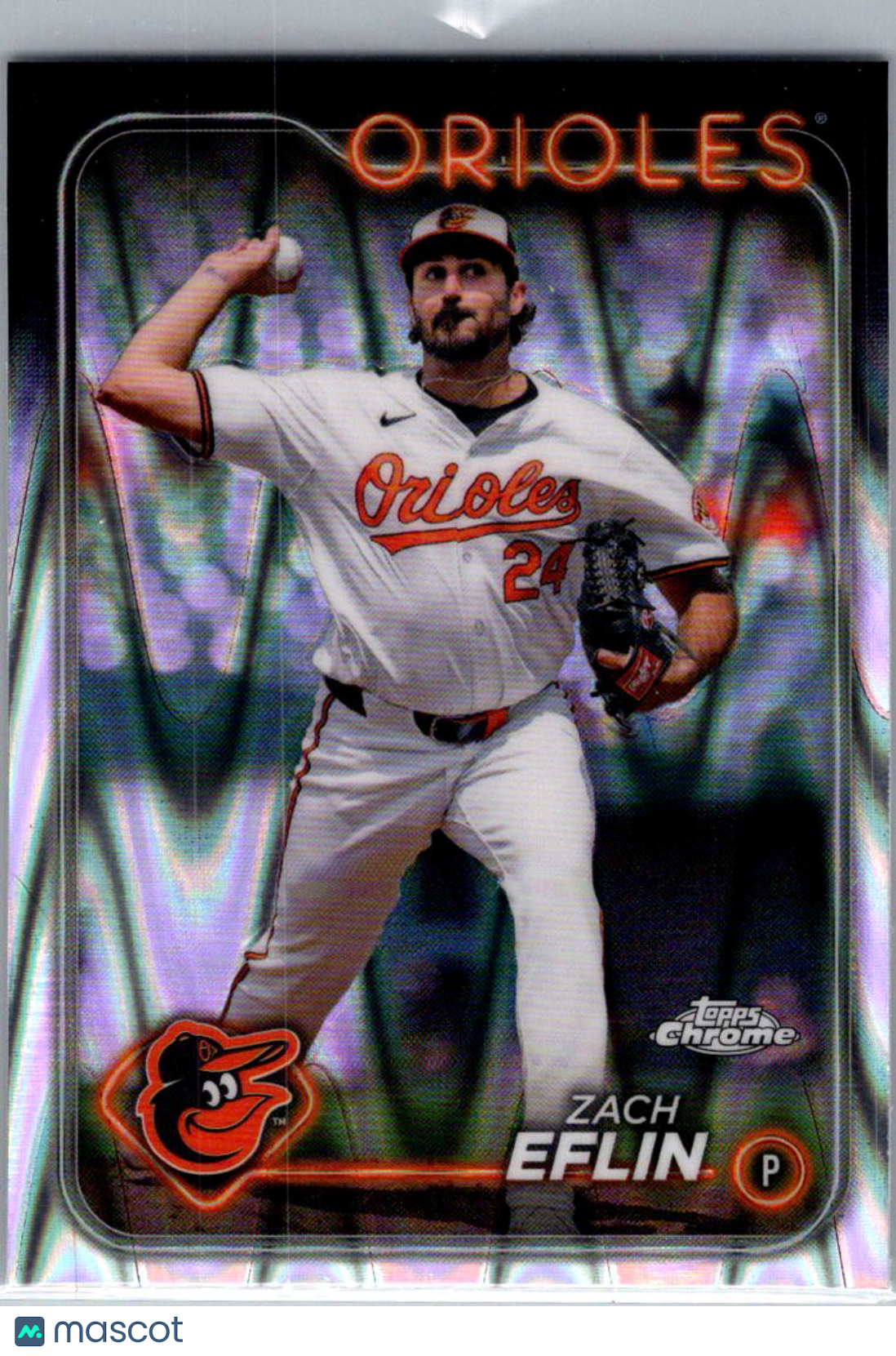 2024 Topps Chrome Update Zach Eflin #USC10 RayWave Refractor