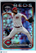 2024 Topps Chrome Lyon Richardson #230 Prizm Refractor RC