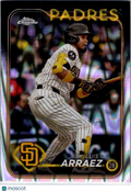 2024 Topps Chrome Update Series Luis Arraez #USC100 Raywave
