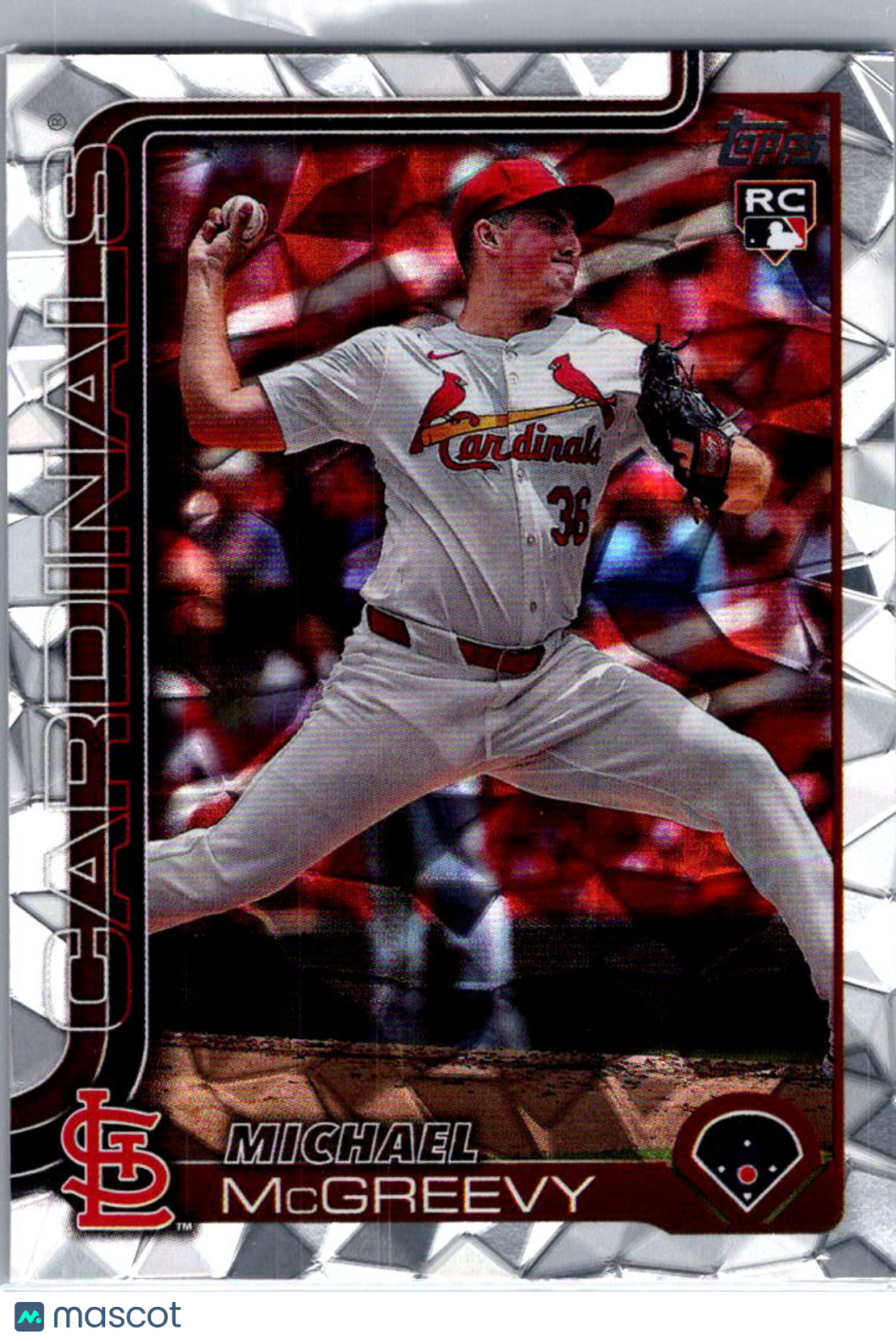 2025 Topps Series One Michael McGreevy #193 Diamante RC