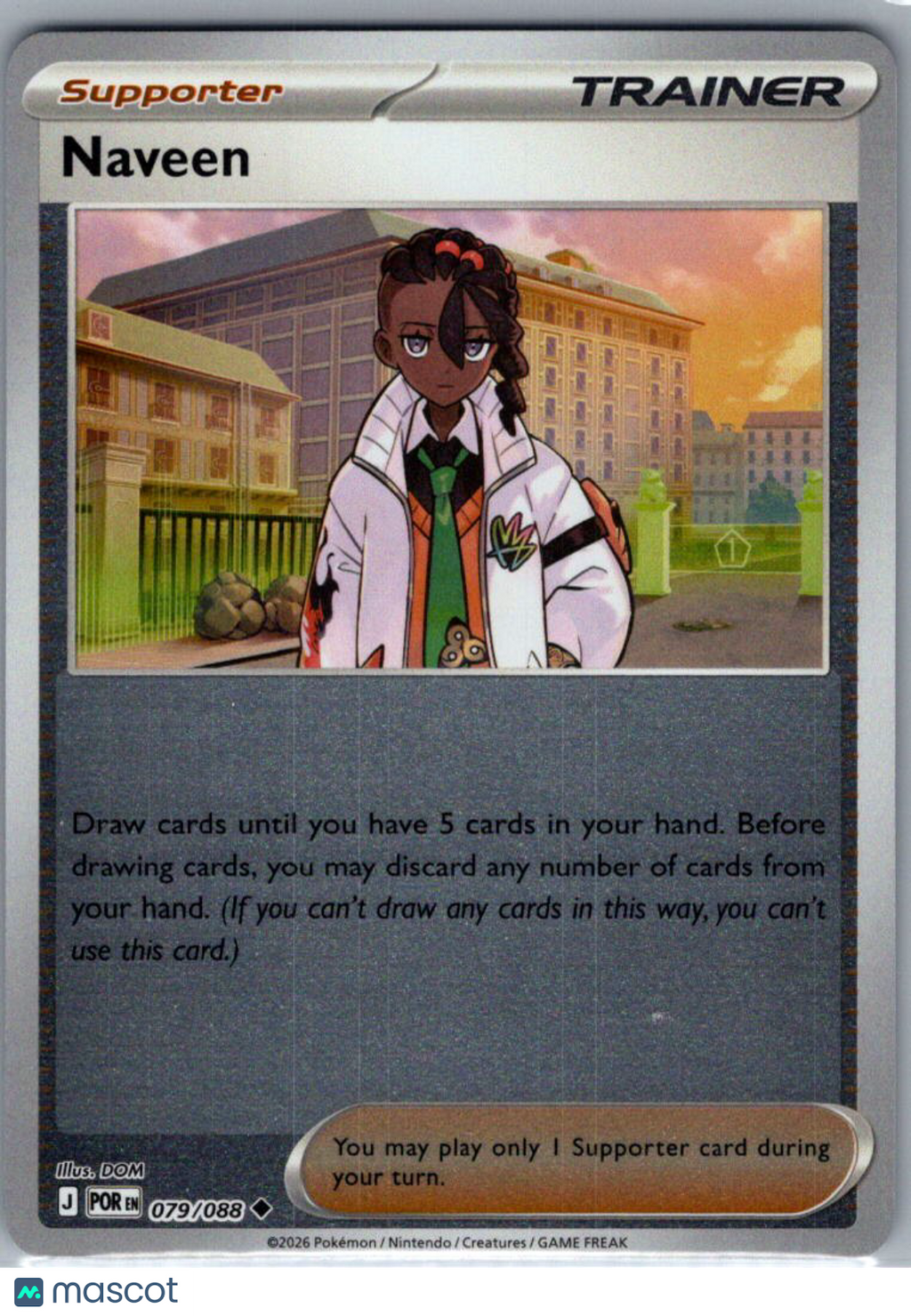 2026 Mega Evolution – Perfect Order Naveen Reverse Holo Uncommon #79/88