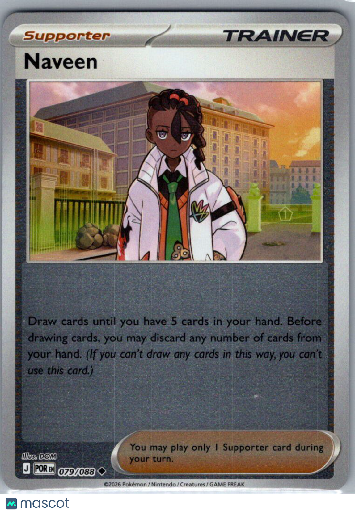 2026 Mega Evolution – Perfect Order Naveen Reverse Holo Uncommon #79/88