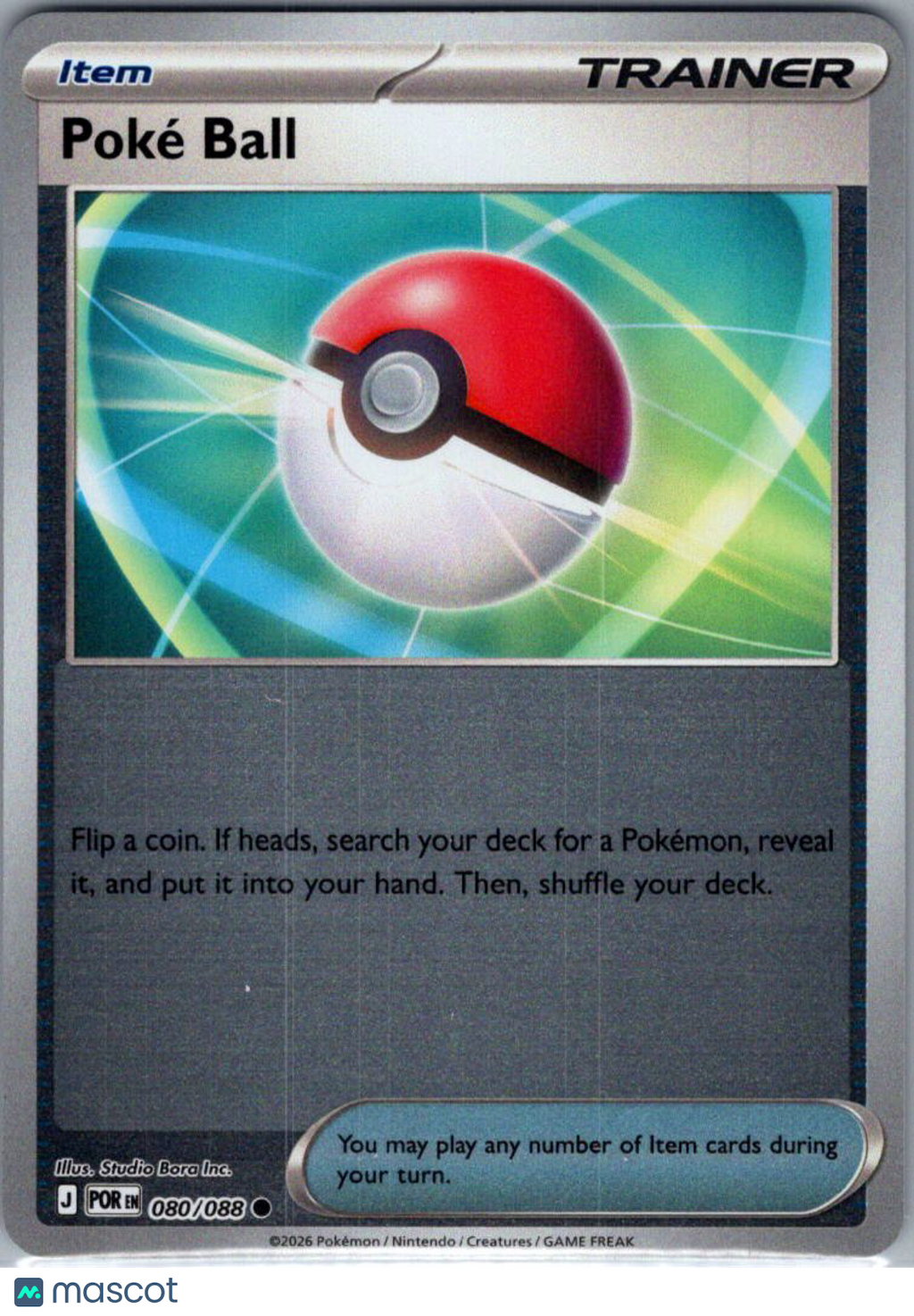 2026 Mega Evolution – Perfect Order Poké Ball Reverse Holo #80/88
