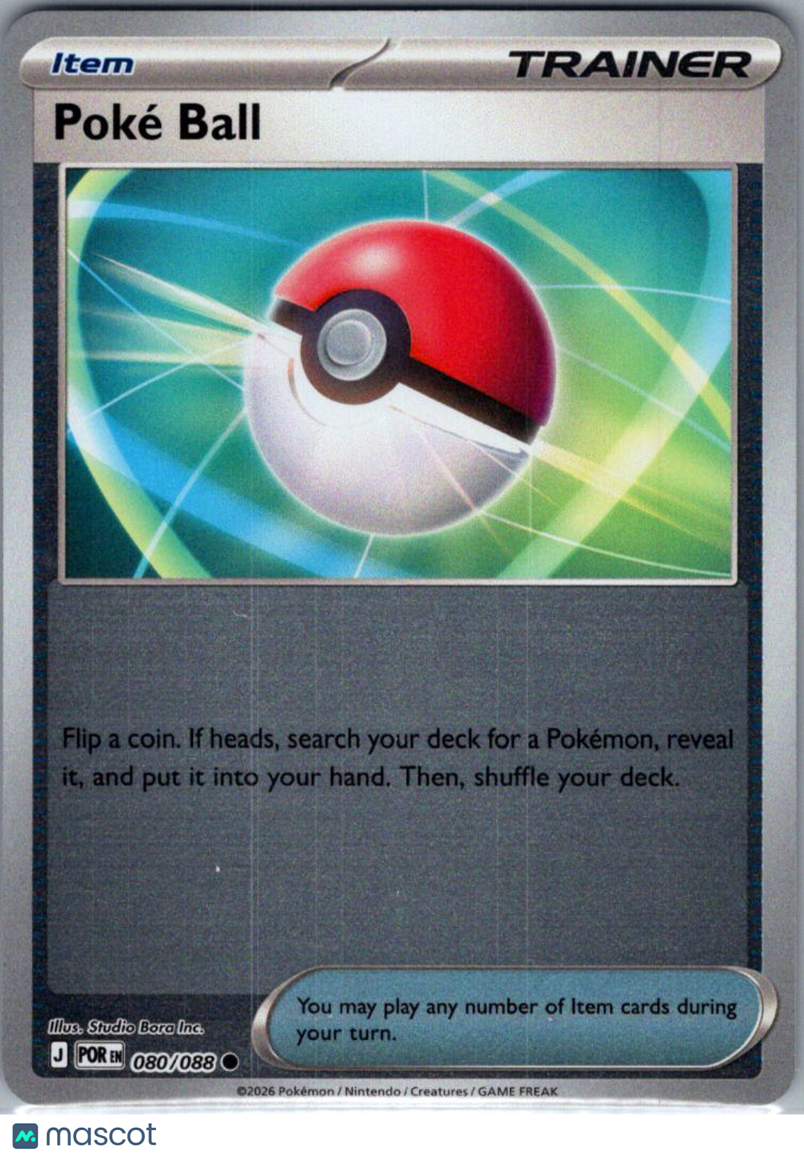 2026 Mega Evolution – Perfect Order Poké Ball Reverse Holo #80/88