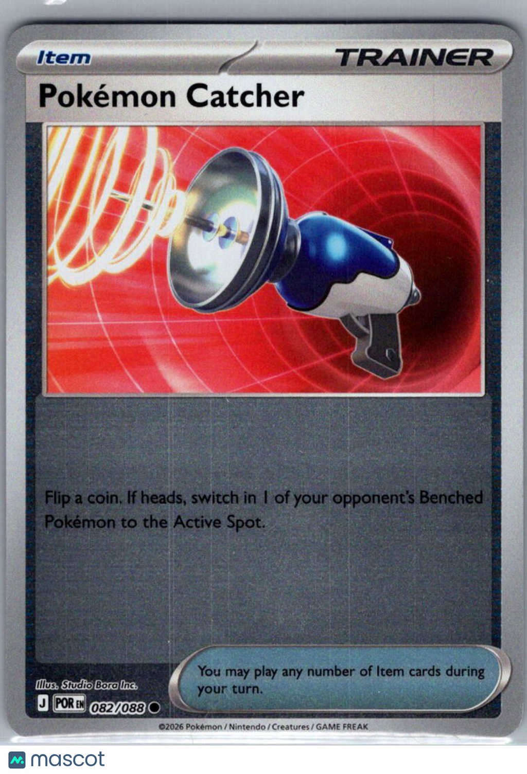 2026 Mega Evolution – Perfect Order Pokemon Catcher Reverse Holo #82/88