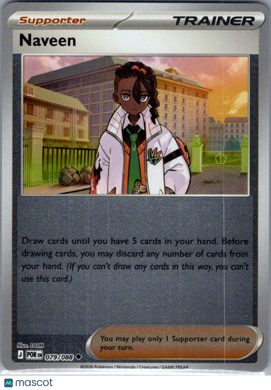 2026 Mega Evolution – Perfect Order Naveen Reverse Holo Uncommon #79/88