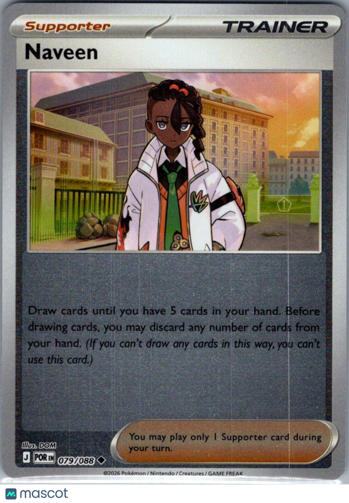 2026 Mega Evolution – Perfect Order Naveen Reverse Holo Uncommon #79/88