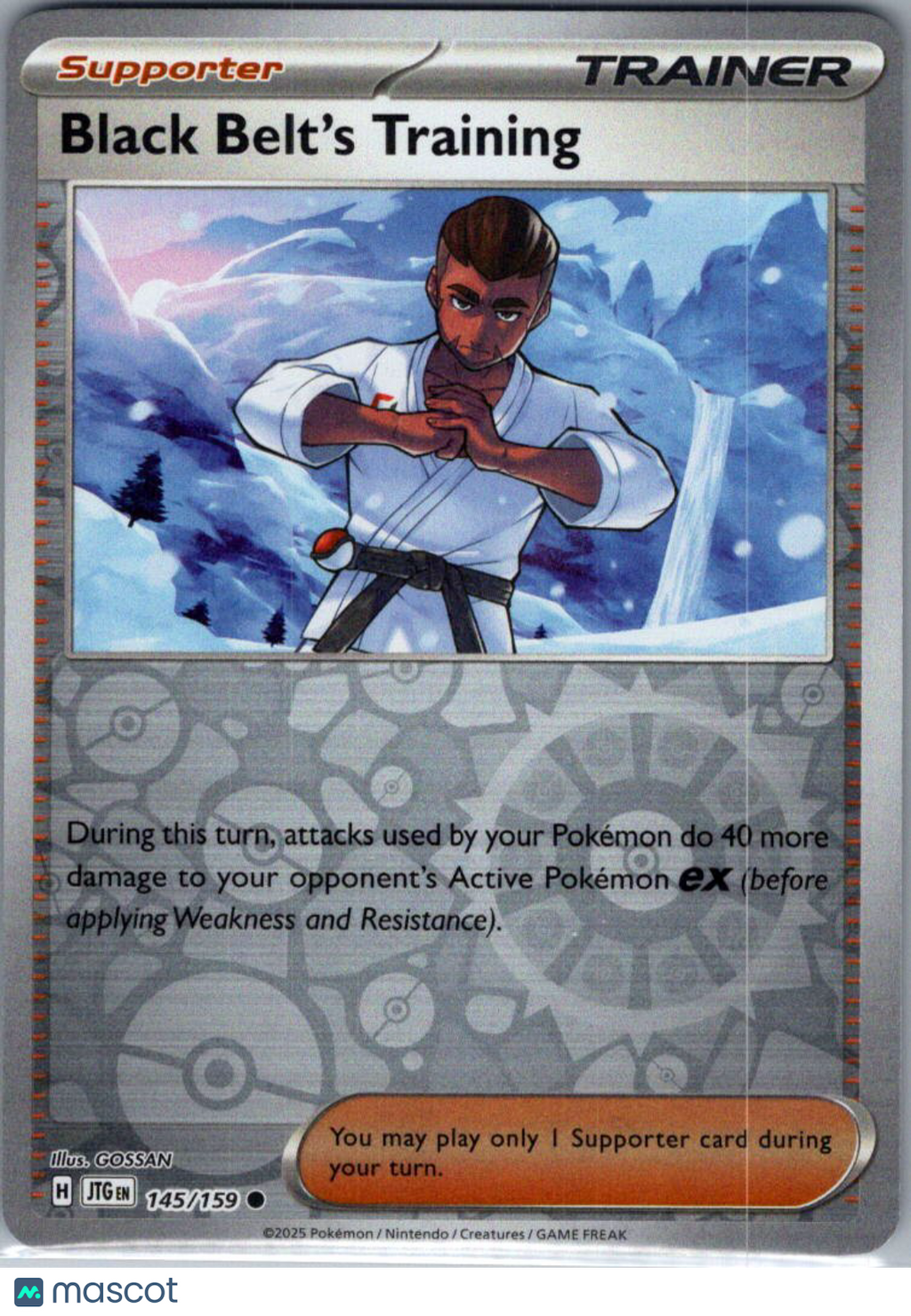 2025 Journey Together Black Belt's Training Reverse Holo #145/159