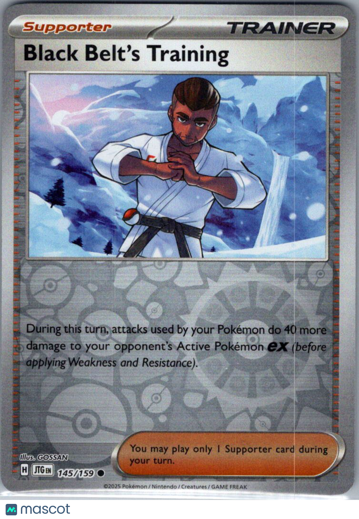 2025 Journey Together Black Belt's Training Reverse Holo #145/159