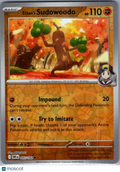 2025 Destined Rivals Ethan's Sudowoodo Reverse Holo #93/182