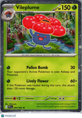 2025 Mega Evolution – Phantasmal Flames Vileplume Cosmic Holo Rare #3/94