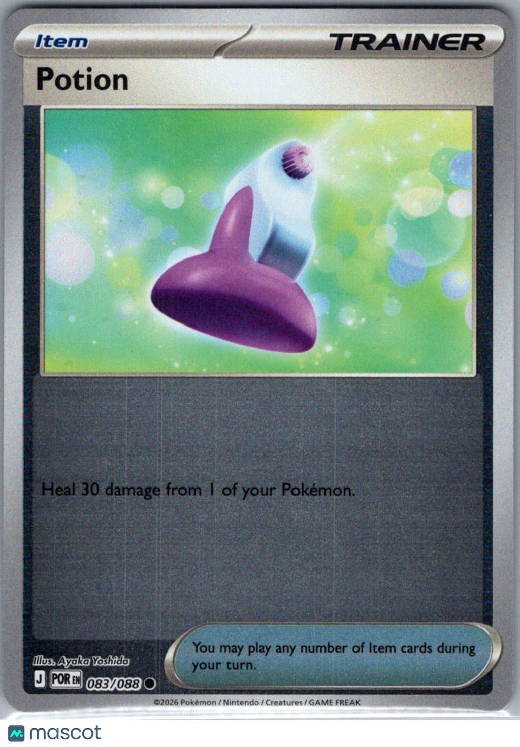 2026 Mega Evolution – Perfect Order Potion Reverse Holo #83/88