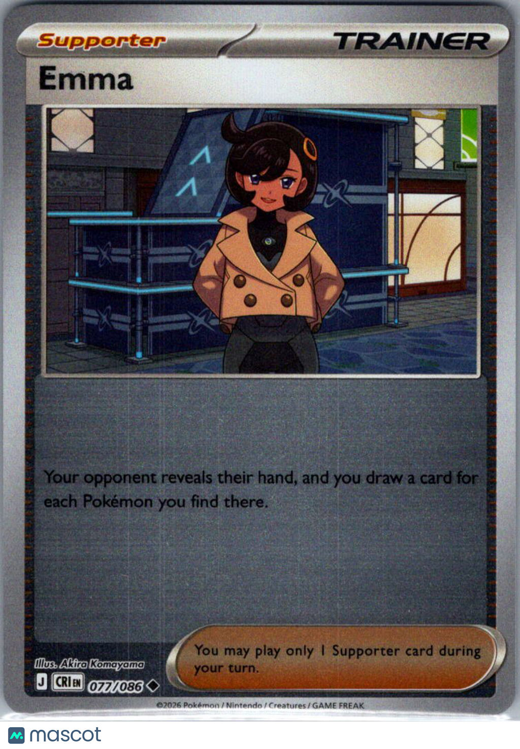 2026 Chaos Rising Emma Reverse Holo Uncommon #77/86