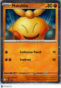 Mega Evolution Makuhita Cosmic Holo Black Star Promo #068