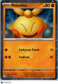 Mega Evolution Makuhita Cosmic Holo Black Star Promo #068