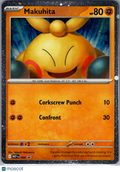 Mega Evolution Makuhita Cosmic Holo Black Star Promo #068