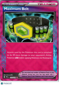 2025 Prismatic Evolutions Maximum Belt Holo Ultra Rare ACE #117/131