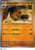 2025 Prismatic Evolutions Hippowdon Pokeball Holo #53/131