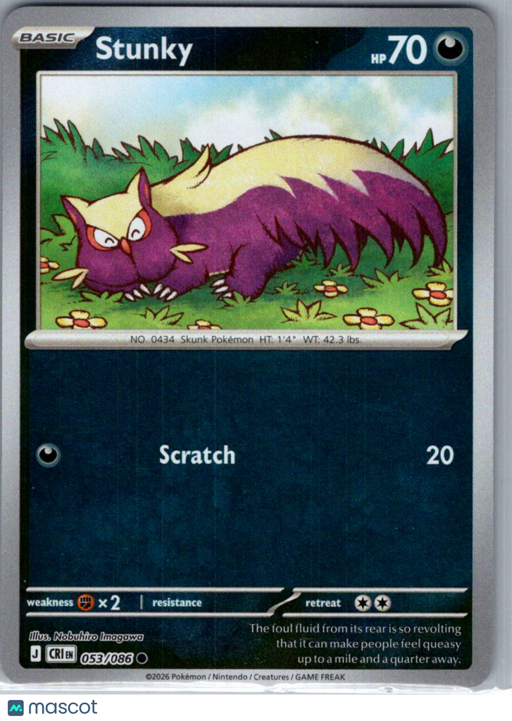 2026 Chaos Rising Stunky Reverse Holo #053/086