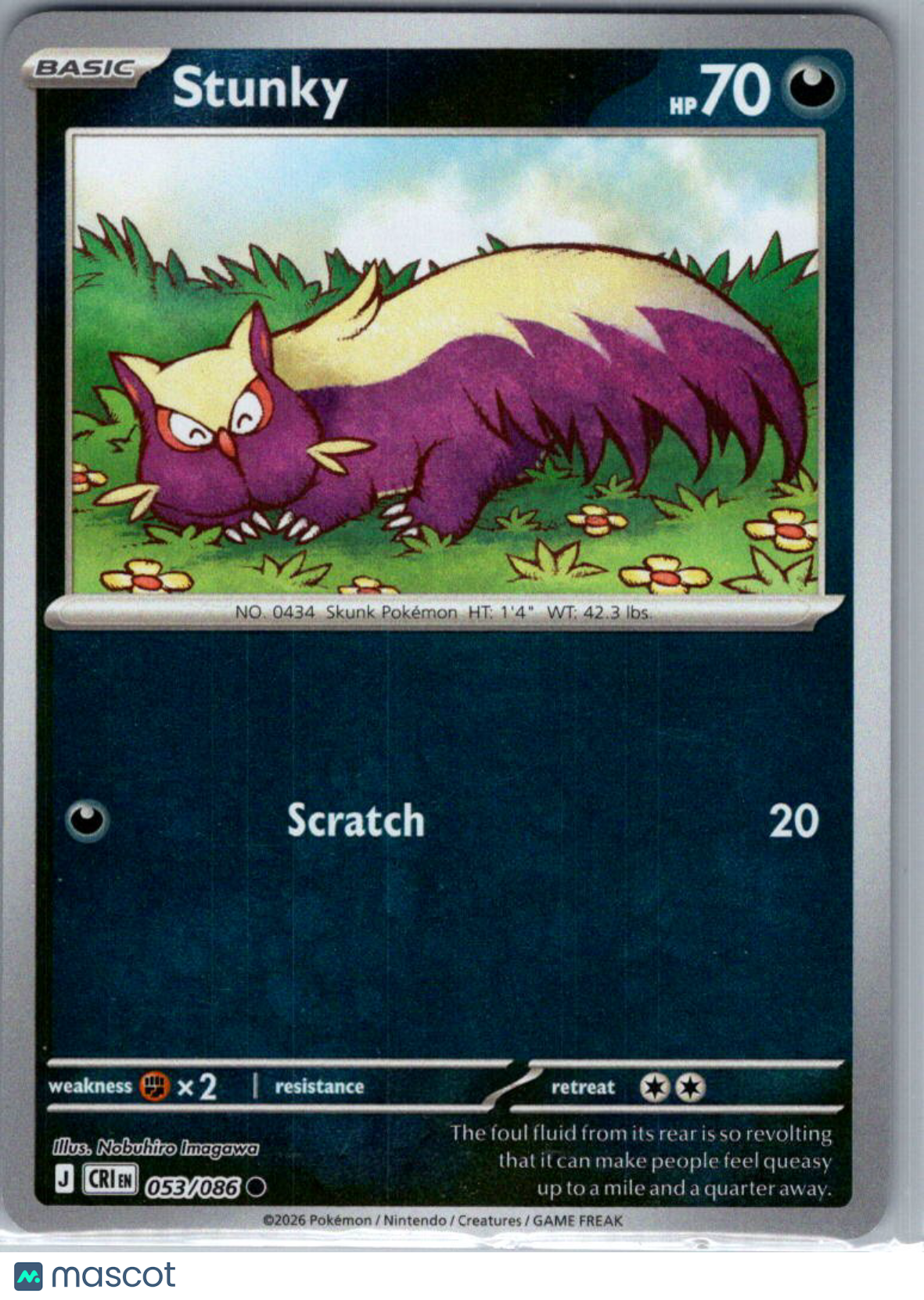 2026 Chaos Rising Stunky Reverse Holo #053/086