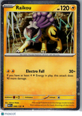 2025 Mega Evolution Raikou Cosmic Holo Rare #048/132