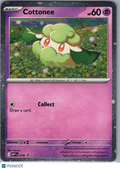 Mega Evolution Cottonee Cosmic Holo Black Star Promo #018