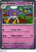 Mega Evolution Drifblim Cosmic Holo Black Star Promo #006