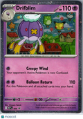 Mega Evolution Drifblim Cosmic Holo Black Star Promo #006