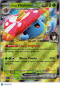 2026 Ascended Heroes Erika's Vileplume EX Cosmic Holo Double Rare RR #003/217