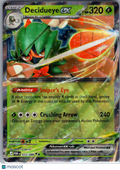 2026 Perfect Order Decidueye EX Cosmic Holo Double Rare RR #012/088