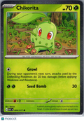 2026 Ascended Heroes Chikorita Cosmic Holo #008/217