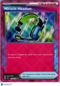 2024 Surging Sparks Miracle Headset Holo ACE #183/191