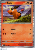 2025 White Flare Tepig Holo #11/86
