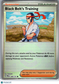 2025 Prismatic Evolutions Black Belt's Training Reverse Holo Pokeball #99/131