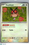 2025 Prismatic Evolutions Hoothoot Reverse Holo Pokeball #77/131