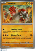 2025 Prismatic Evolutions Groudon Reverse Holo Rare Pokeball #49/131