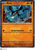 2025 Mega Evolution Riolu Cosmic Holo #76/132