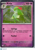 2025 Mega Evolution Kirlia Cosmic Holo #59/132