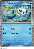 2025 White Flare Oshawott Reverse Holo Trick or Trade #21/86
