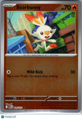 2025 Mega Evolution Scorbunny Reverse Holo #26/132
