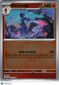 2025 Mega Evolution – Phantasmal Flames Ceruledge Reverse Holo Uncommon #20/94