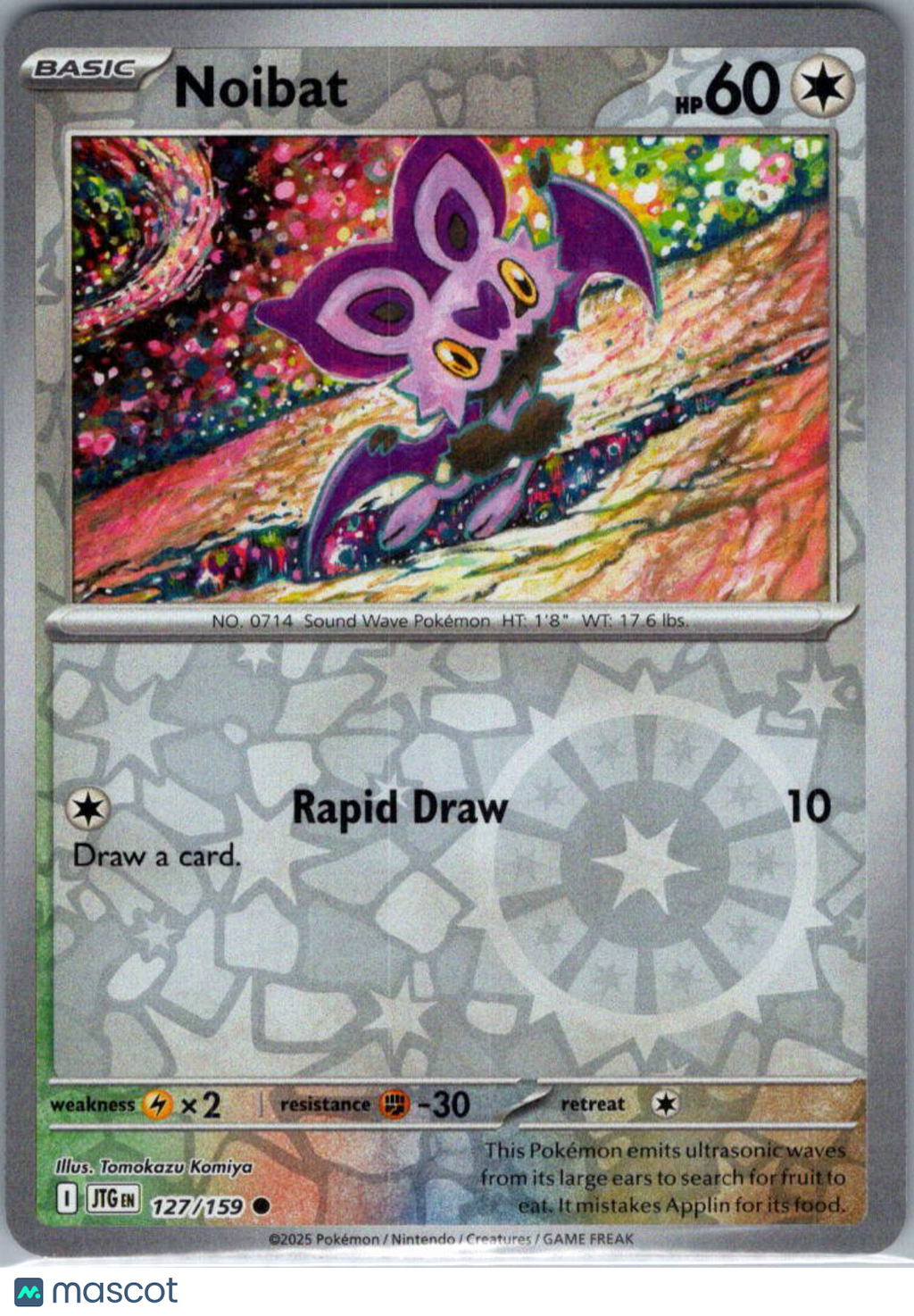 2025 Journey Together Noibat Reverse Holo #127/159