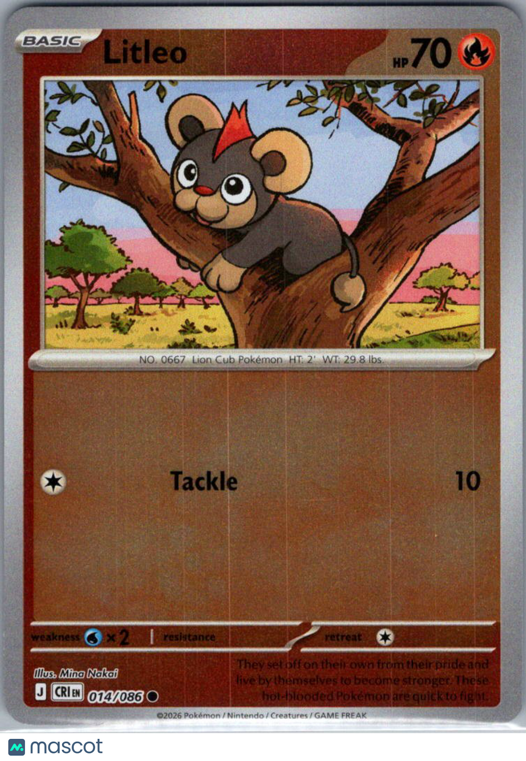 2026 Chaos Rising Litleo Reverse Holo #14/86
