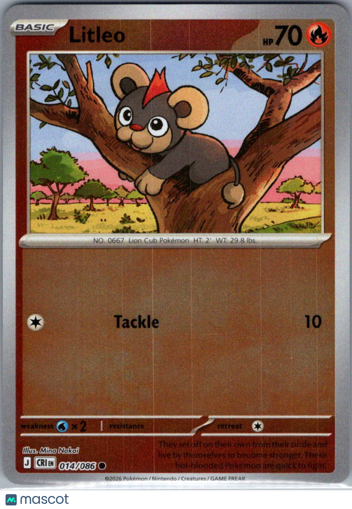 2026 Chaos Rising Litleo Reverse Holo #14/86