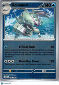2026 Chaos Rising Golisopod Reverse Holo Uncommon #26/86